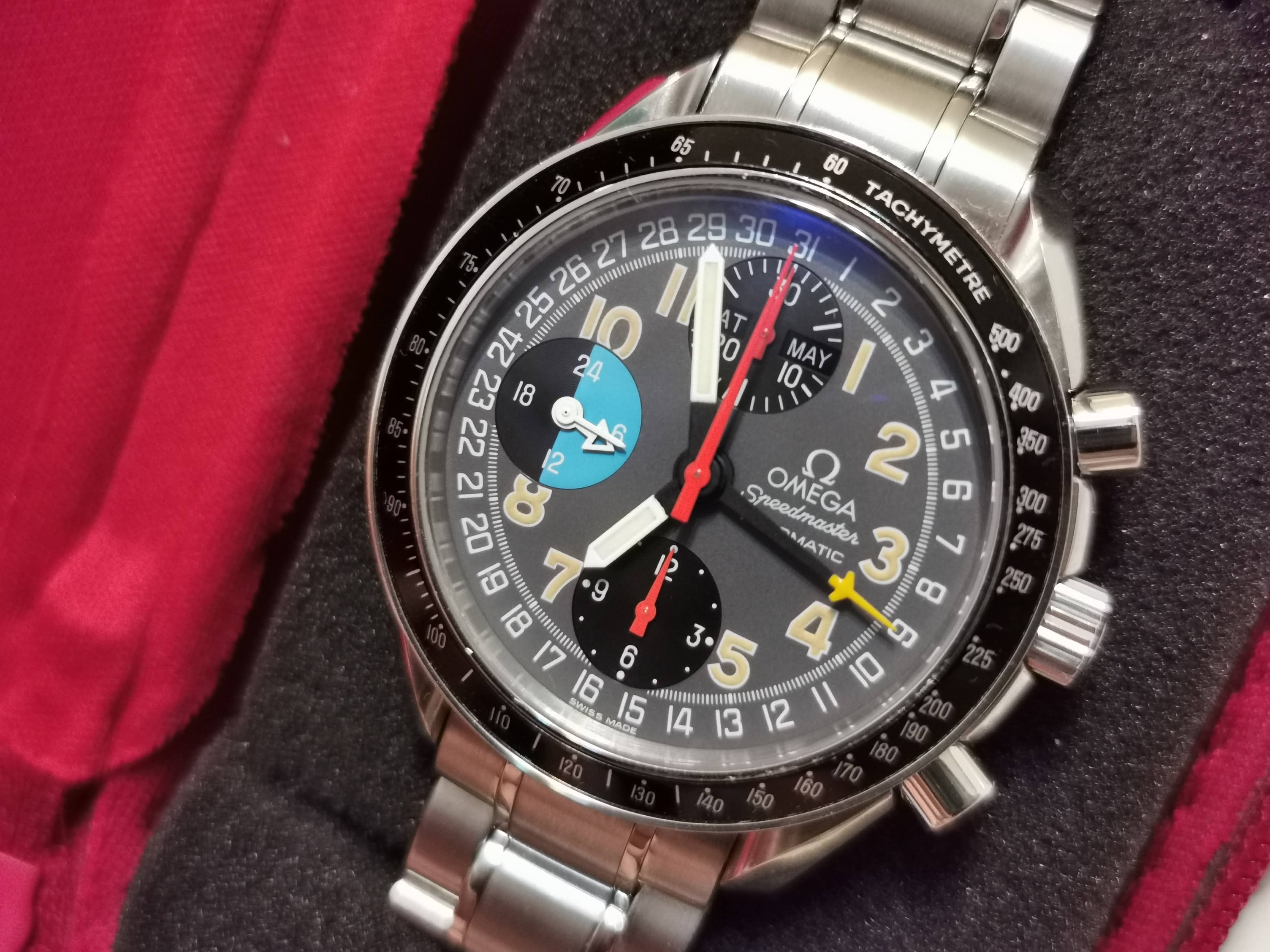 Omega Speedmaster MK40 Schumacher Triple Calendar Luxury Watches