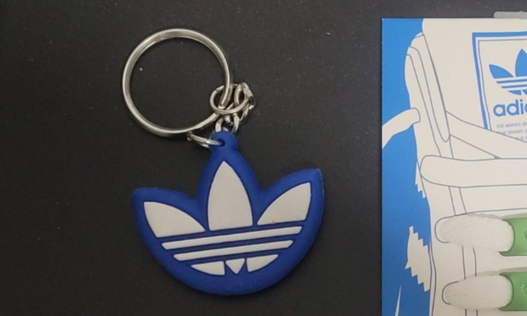 Adidas logo keychain store