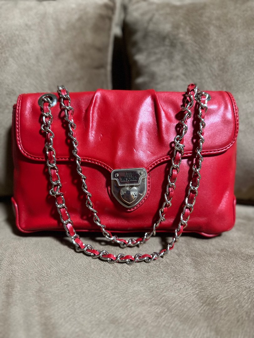 Original love moschino bag, Luxury, Bags & Wallets on Carousell