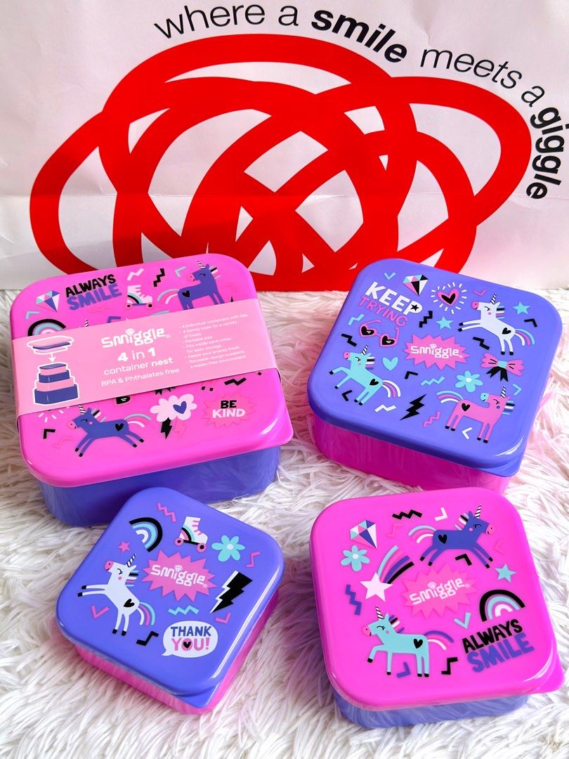 Original smiggle lunch box, Babies & Kids, Nursing & Feeding, Weaning