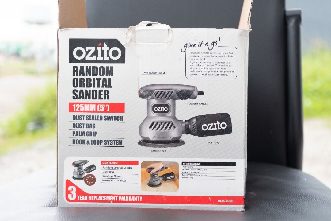 Ozito sander dust bag outlet