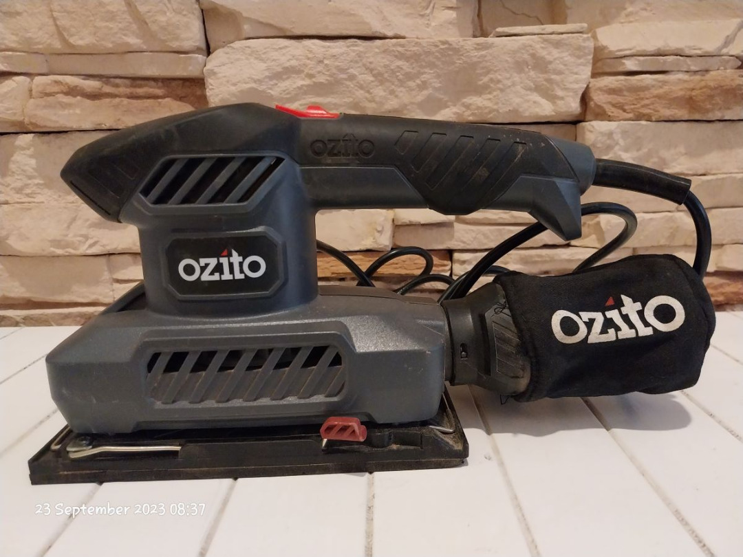 Ozito sander dust bag deals