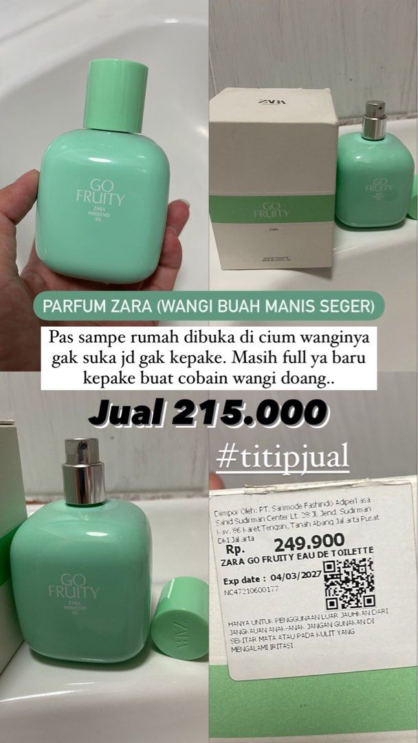 PARFUM ZARA ORIGINAL STORE