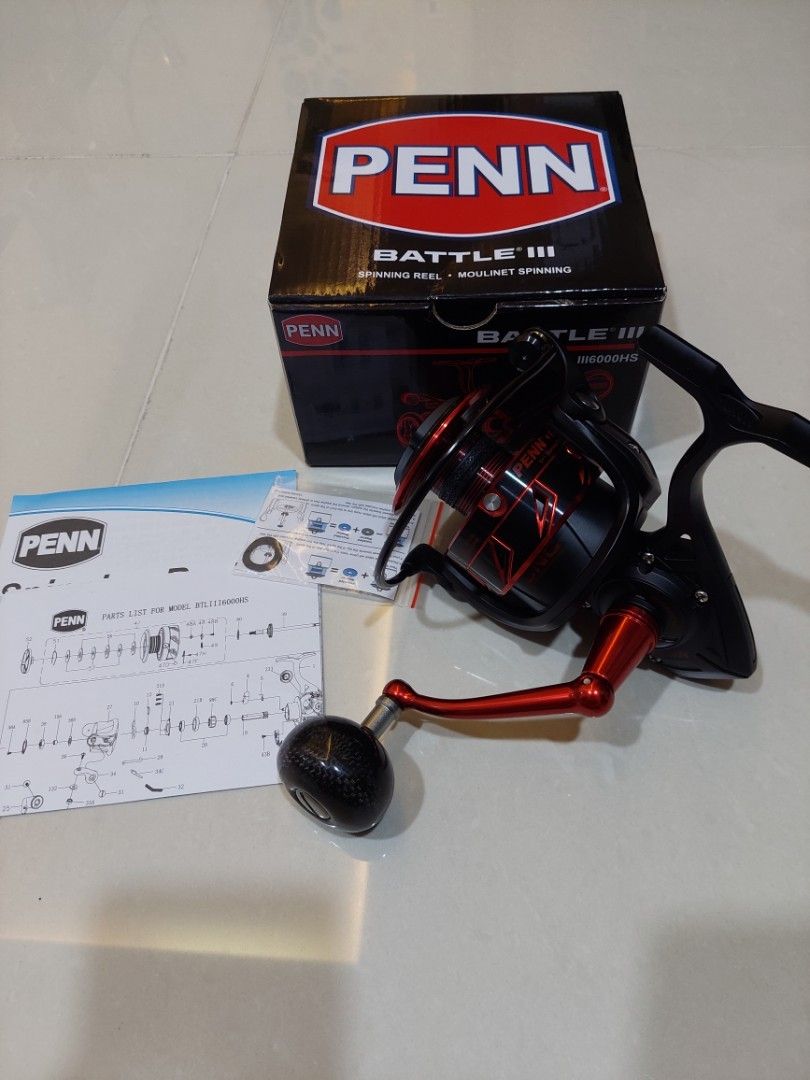 Penn Battle 3 HS 6000, Sports Equipment, Fishing on Carousell