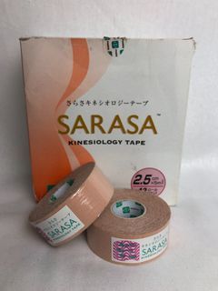 Pharos Sarasa Kinesiology Tape (2.5 cm x 5 m) 1 Box Pack of 12