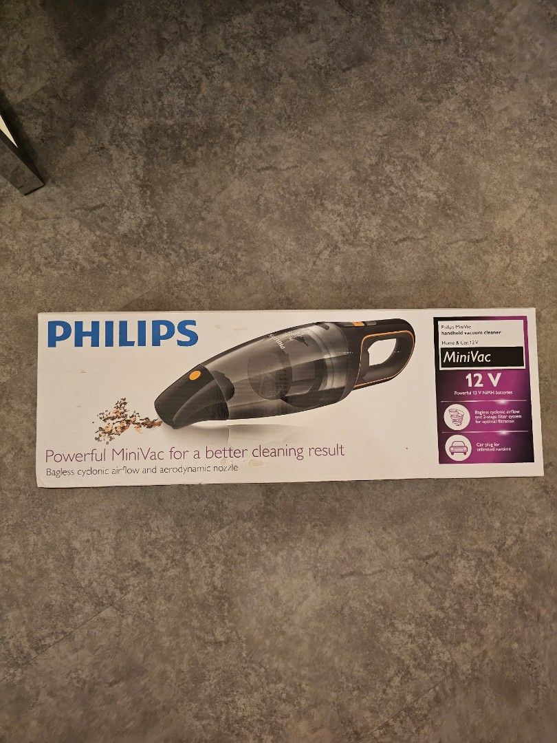 Philips MiniVac 12V Cyclone, TV & Home Appliances, Vacuum Cleaner