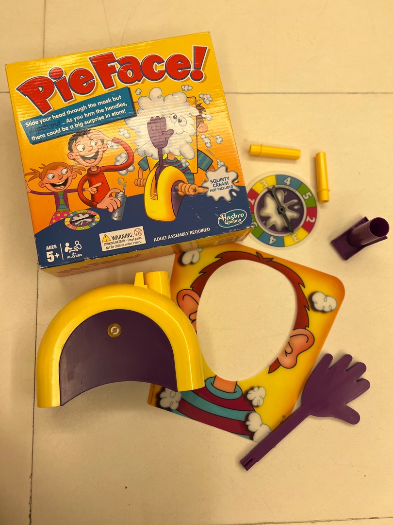 Pie Face Board Game, 興趣及遊戲, 玩具 & 遊戲類 Carousell