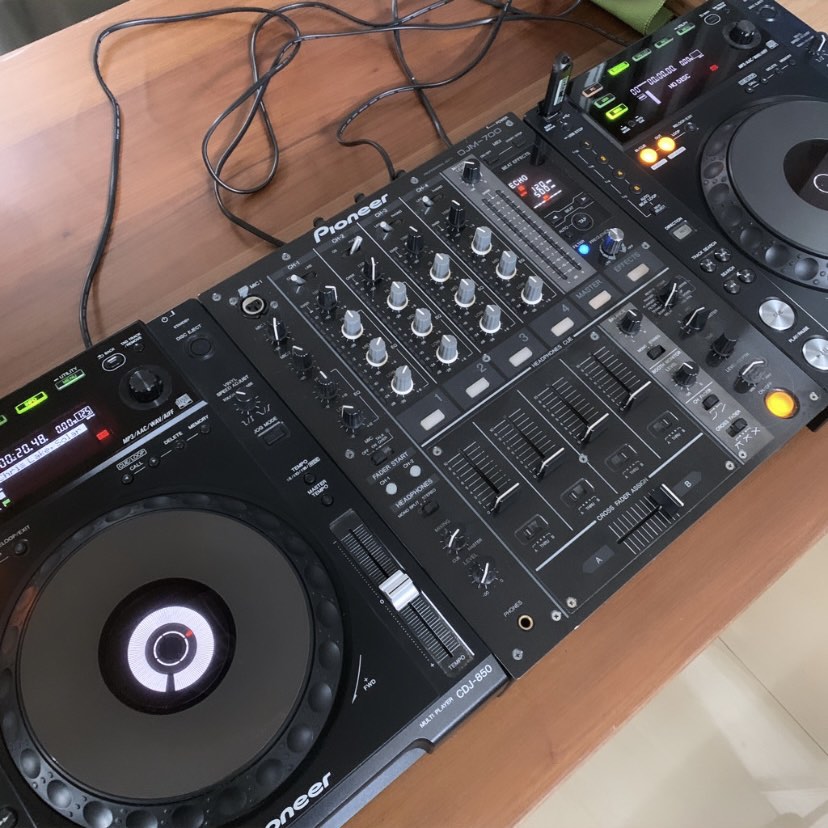CDJ-850 2台 DJM-700 セット - DJ機材