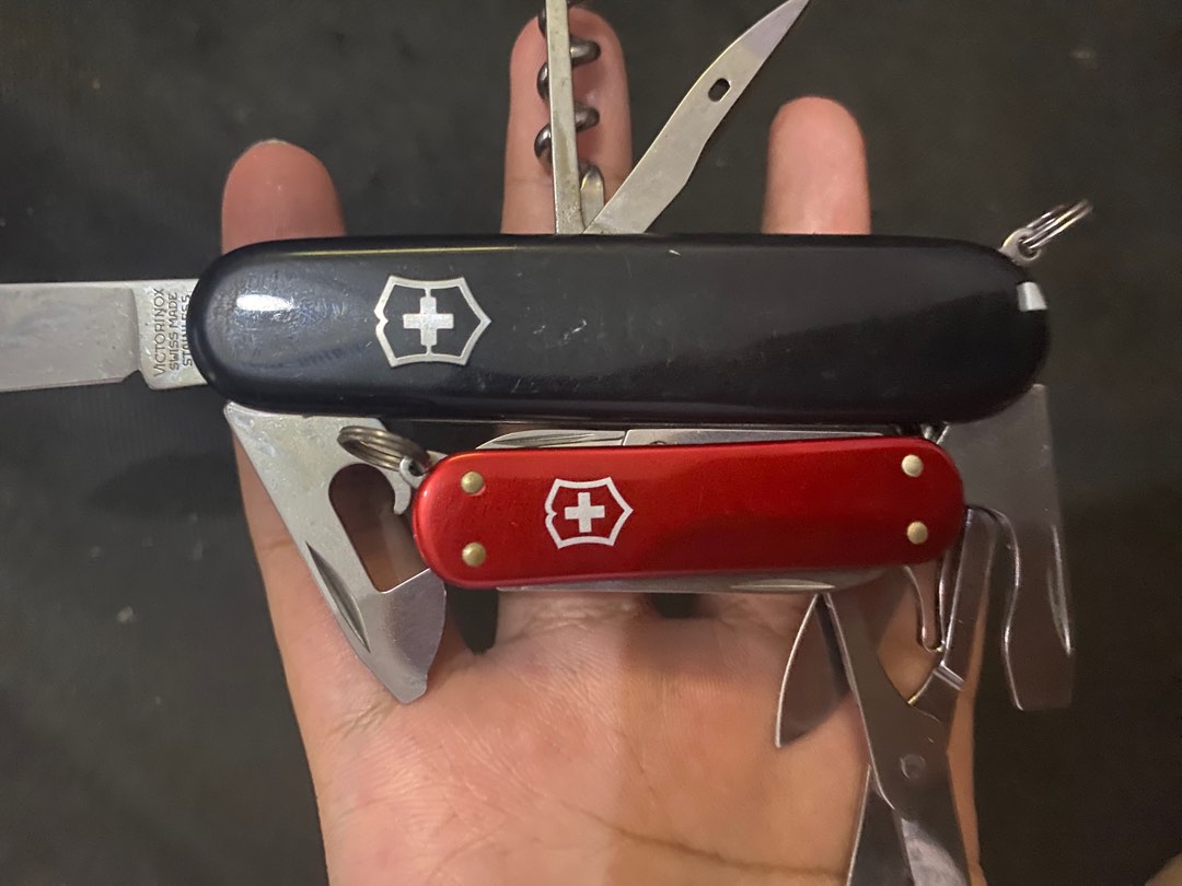 Pisau lipat Swiss Army Take All Barang Yang Dicari di Carousell