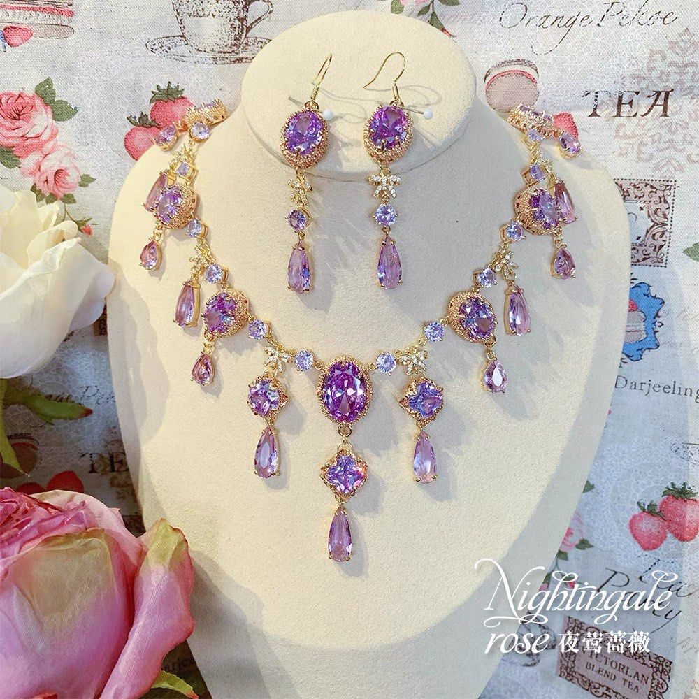 Purple new arrivals fashion jewelry