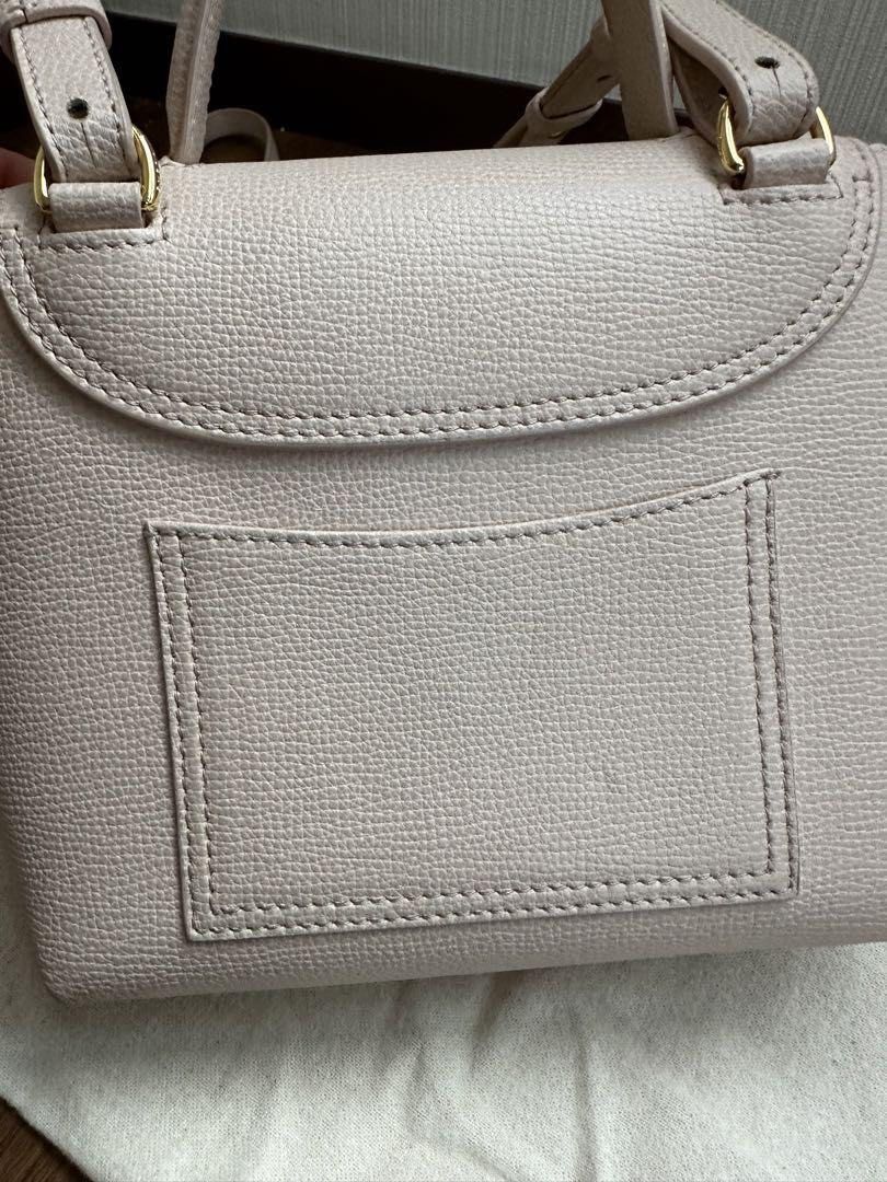 Polène  Bag - Numéro Un Nano - Nude Textured leather