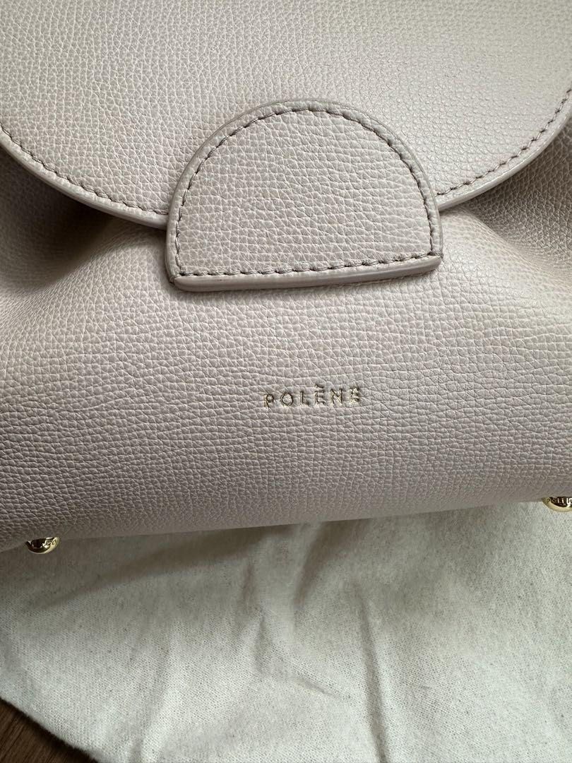 Polène  Bag - Numéro Un Nano - Nude Textured leather