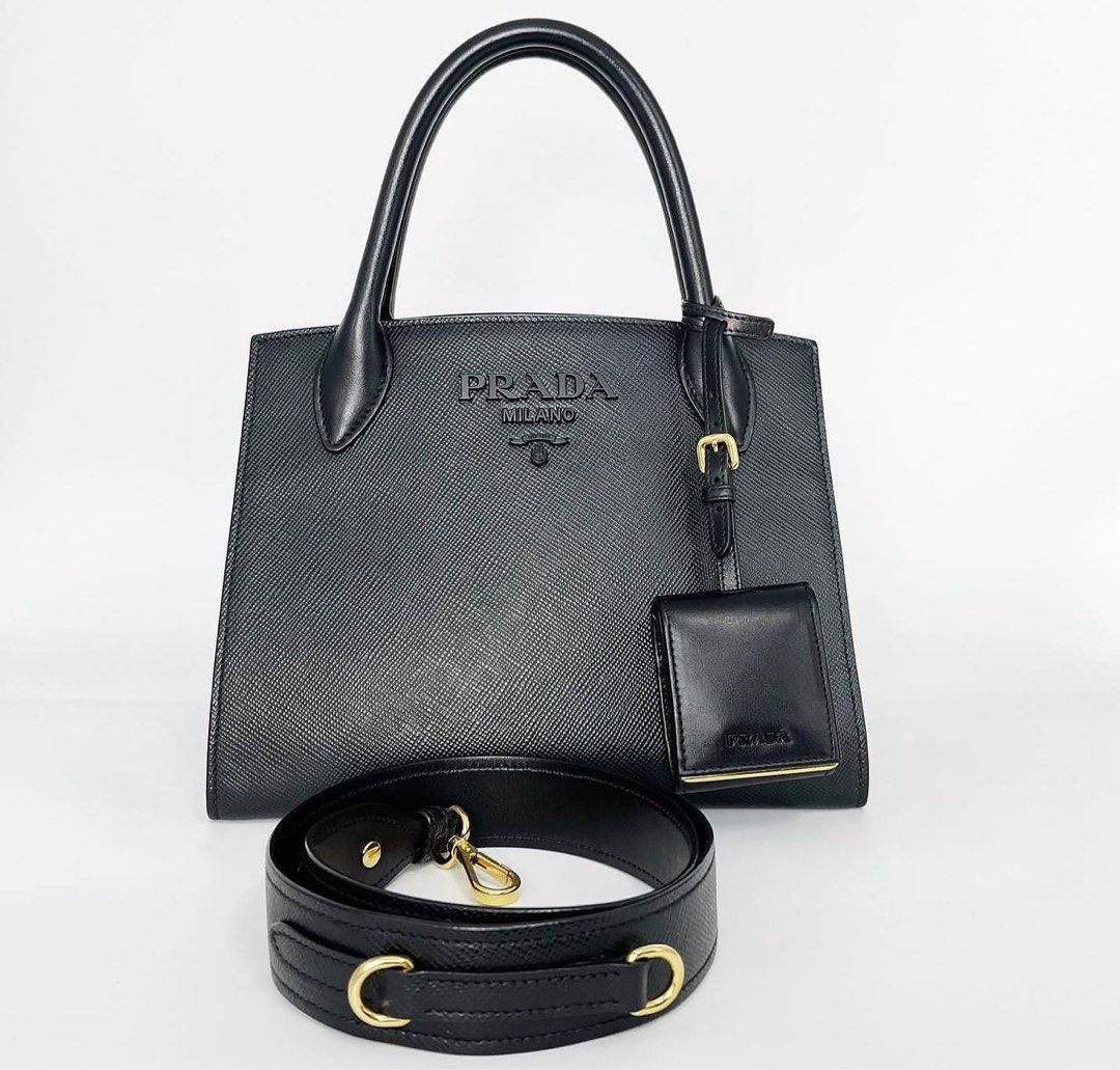 Prada monochrome discount bag