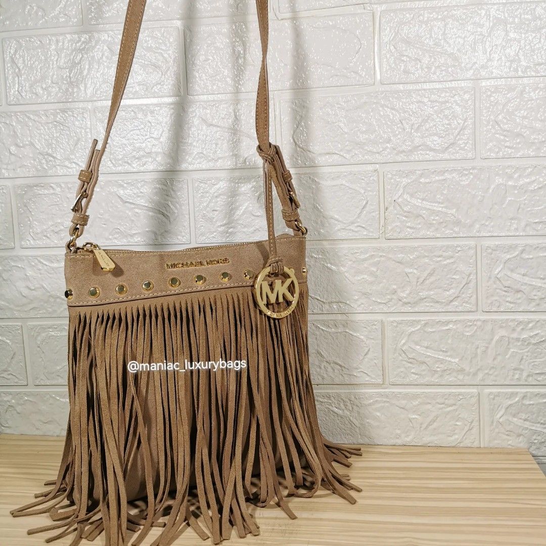 Michael kors hotsell billy fringe crossbody