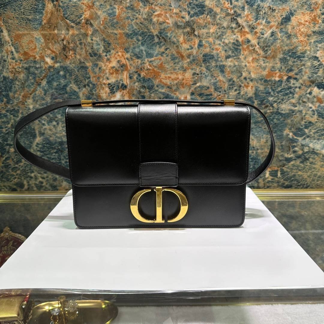 Dior 30 Montaigne small in black, Luxury, Bags & Wallets on Carousell