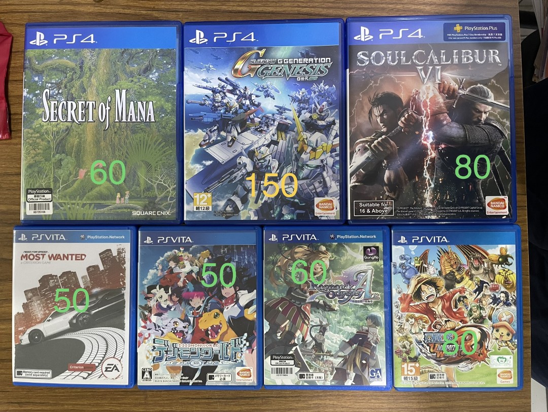 PS4 & PS VITA GAMES, Video Gaming, Video Games, PlayStation on Carousell