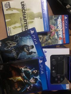 PS4 games and controller