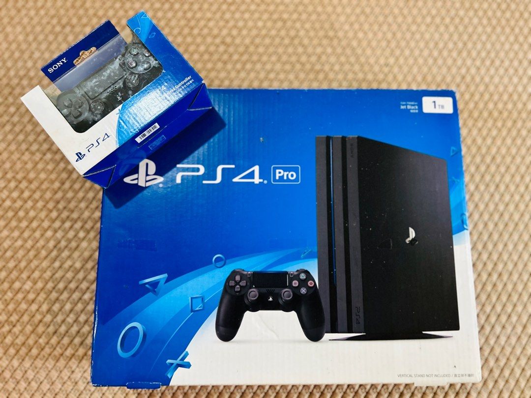 PS4 PRO 1 TB (Category: PlayStation) located in Alfonso. Submitted by switch23blade (Listing ID 1256306448, Image 1). Description: Selling used but not abused PS4 pro! Price include console and 2 controllers only. Games 400 each. Take all 15 games - ₱13,000 Minor issue: front Usb port not working, but will provide usb port (3 slots) on the rear. Do not affect any performance. Both controllers are working fine. Rfs: upgraded to Ps5 🤩 Happy biddin