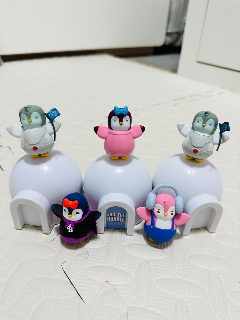 For trades only Pudgy penguins collectible figures, Hobbies & Toys