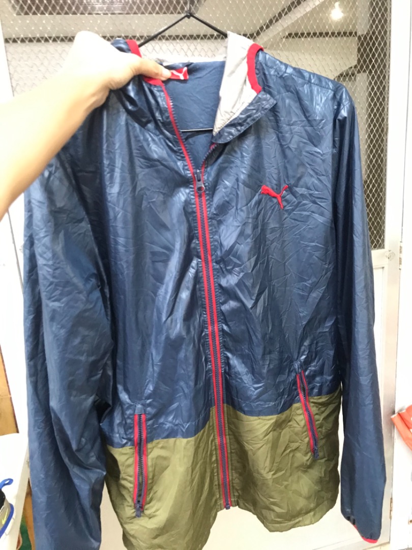 Puma windbreaker jacket, Men's Fashion, Coats, Jackets and Outerwear on Carousell