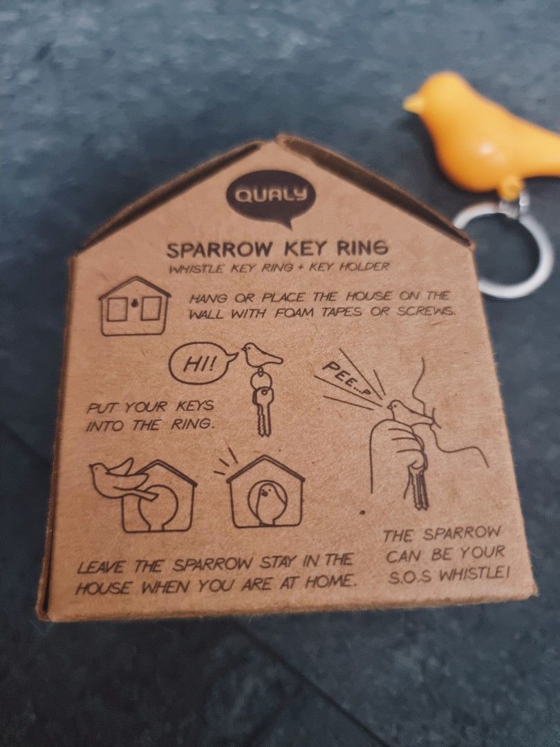 Qualy sparrow key ring new arrivals