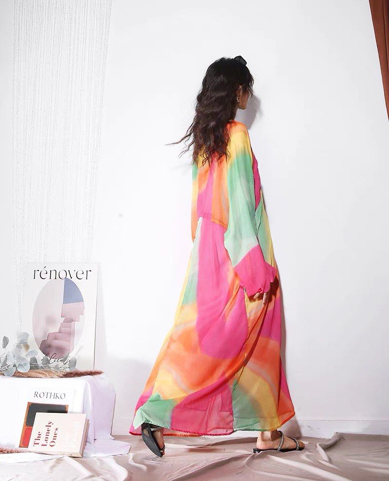 Rainbow ombre dress outlet