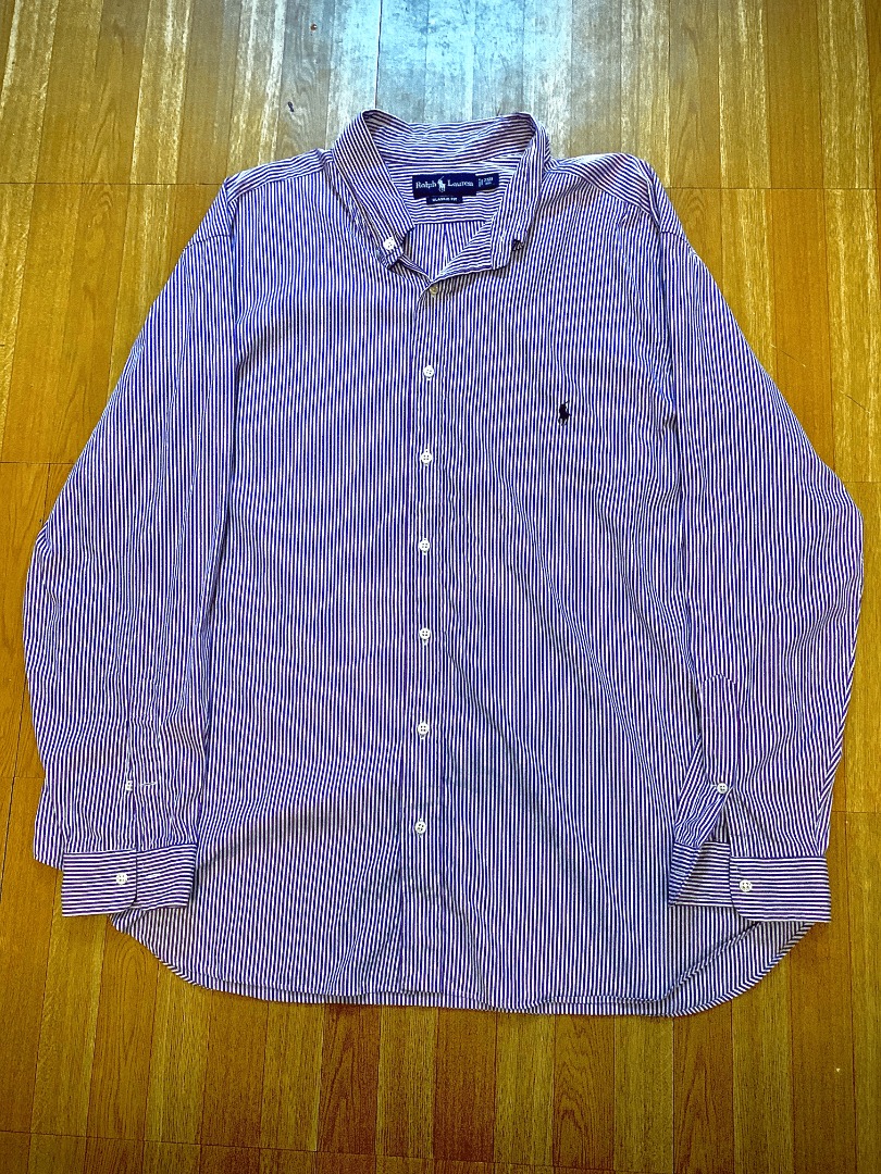 Ralph Lauren Button Down Polo, Men's Fashion, Tops & Sets, Formal