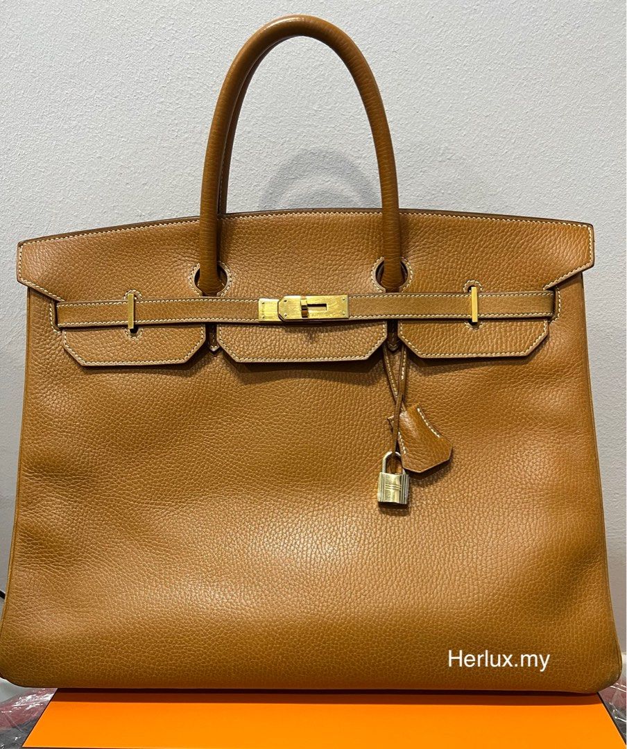 Rare Find 😍 Hermes Birkin 40 Gold GHW, Luxury, Bags & Wallets on