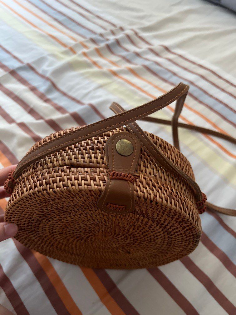 Madewell rattan bag on sale