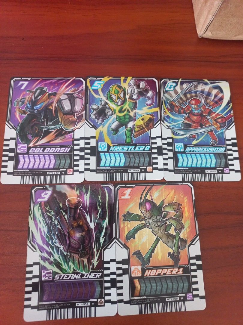 RIDE CHEMY TRADING CARD "RARE" ( KAMEN RIDER GOTCHARD), Hobbies & Toys