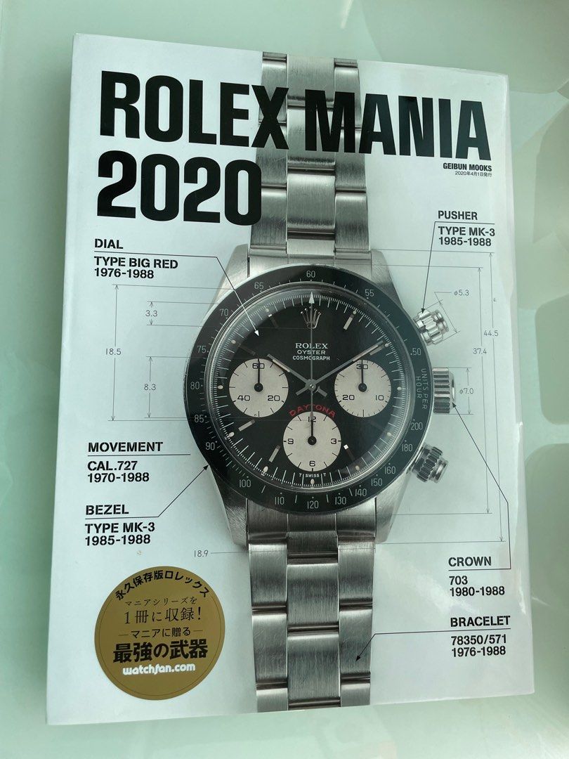 Rolex Mania 2020 勞力士錶絕版天書Daytona 16520 116500 116520 6263