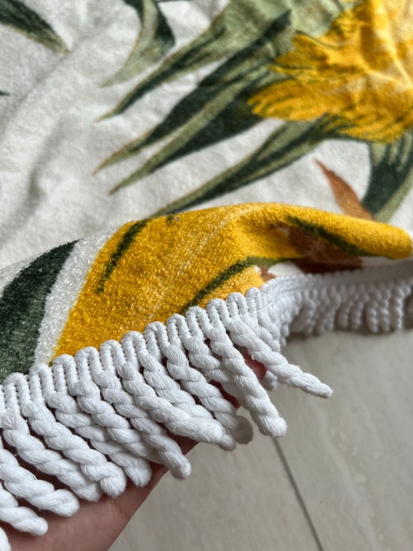 Round beach sales towel cotton on