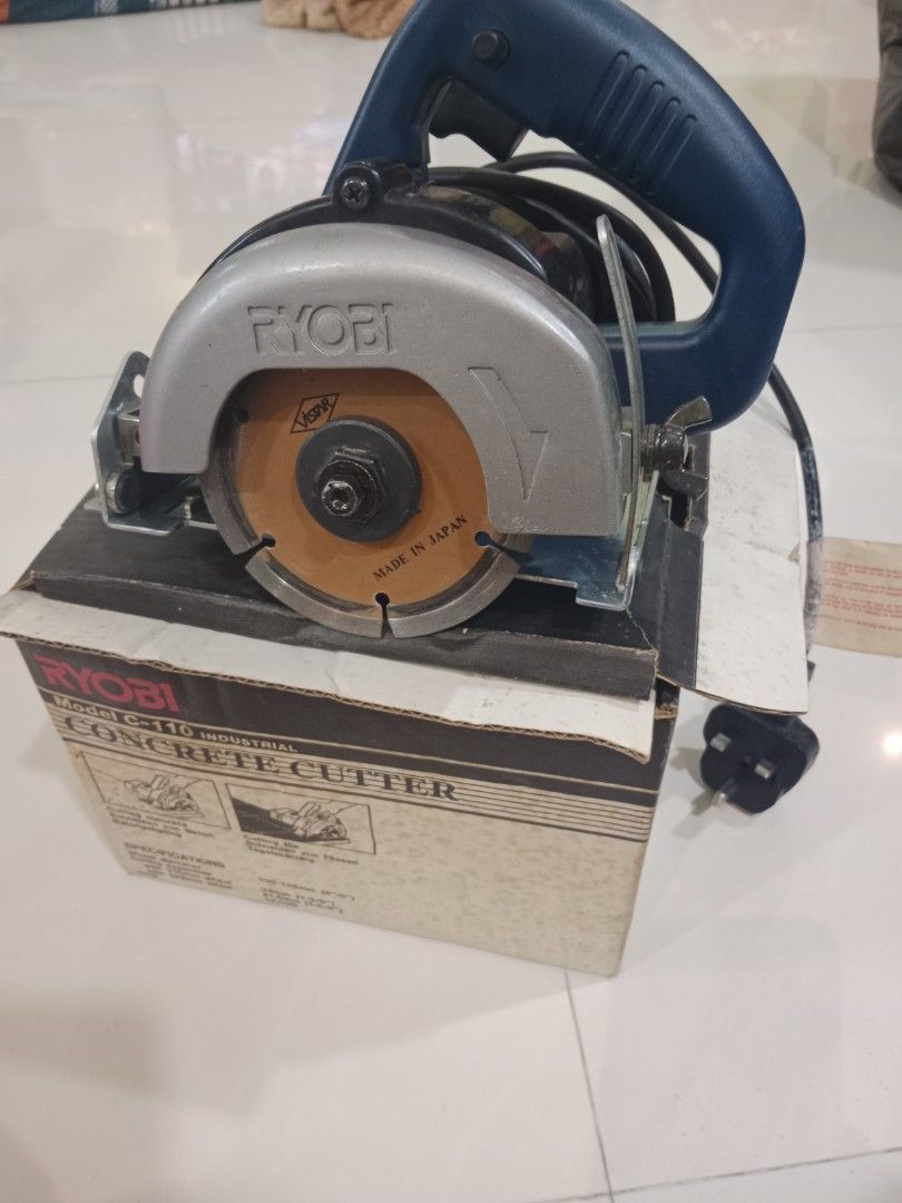 Ryobi shop concrete cutter