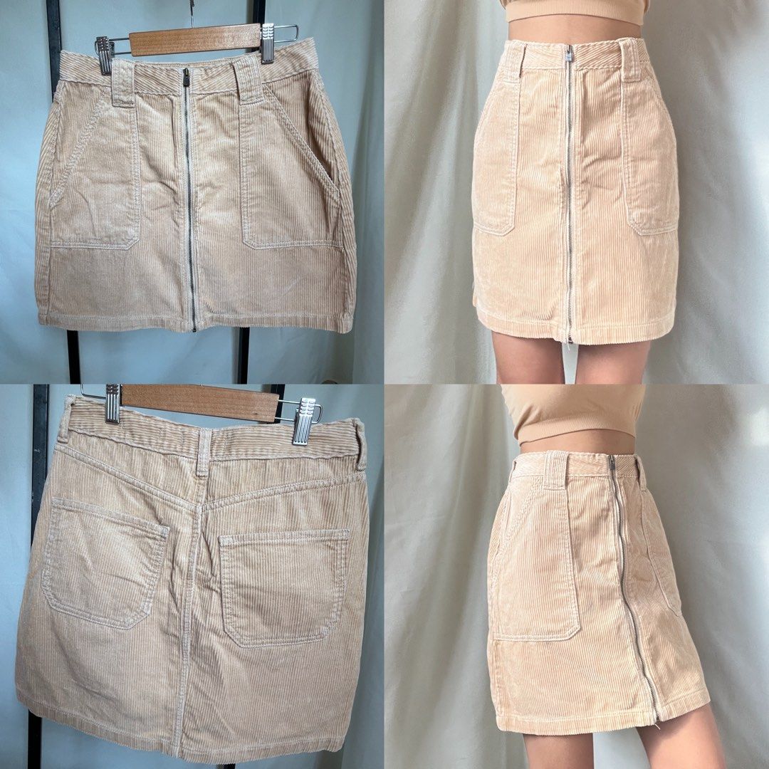 SALE Authentic Hollister Curdoroy Skirt Women s Fashion
