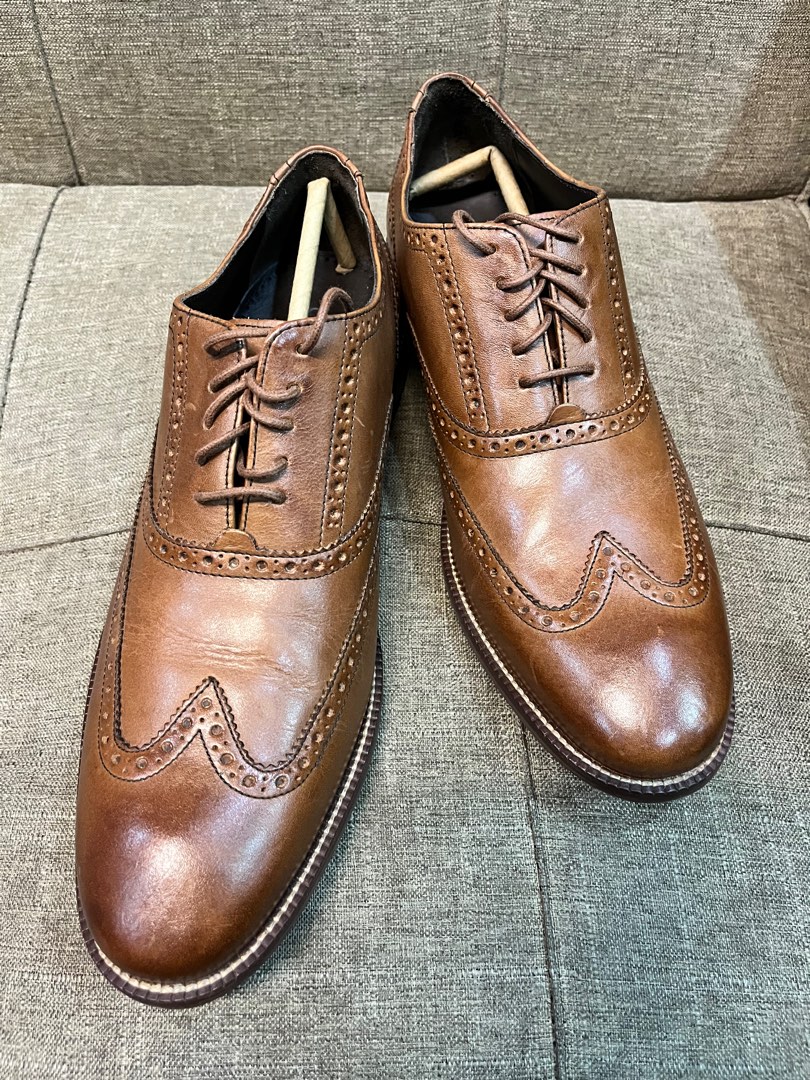 Cole haan williams british tan oxford shoes sale