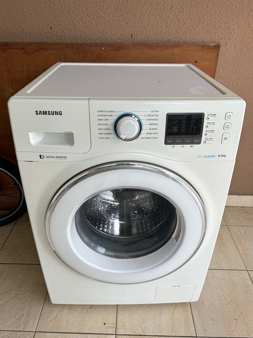 Samsung 8kg Washing Machine, TV & Home Appliances, Washing Machines and