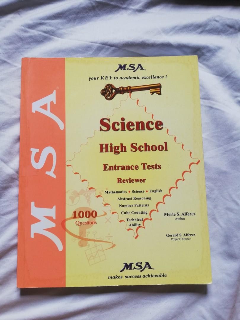 Science High School Entrance Test Reviewer, Hobbies & Toys, Books & Magazines, Textbooks on