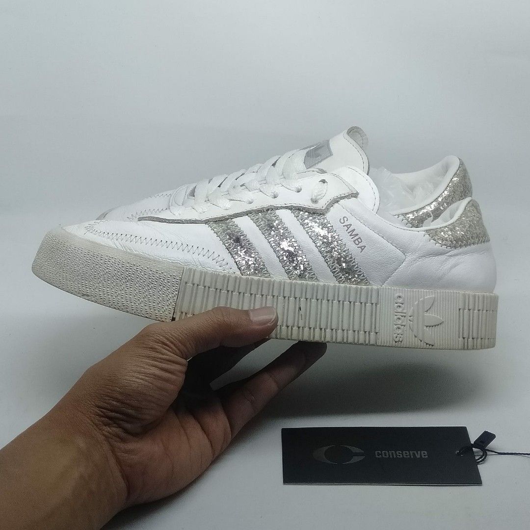 adidas gazelle silver green womens Men's Samba Messi Indoor Soccer Shoe - Light Pink/Core Black/Gum