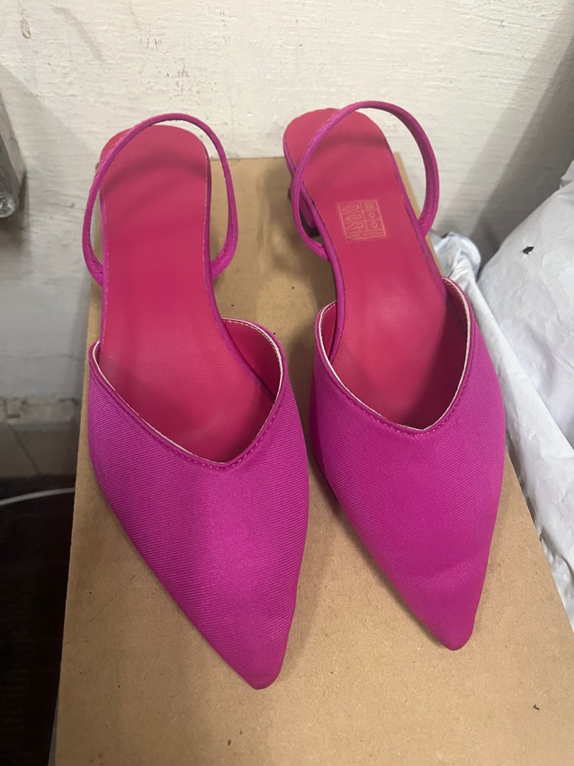 Fuschia pink best sale bag and shoes