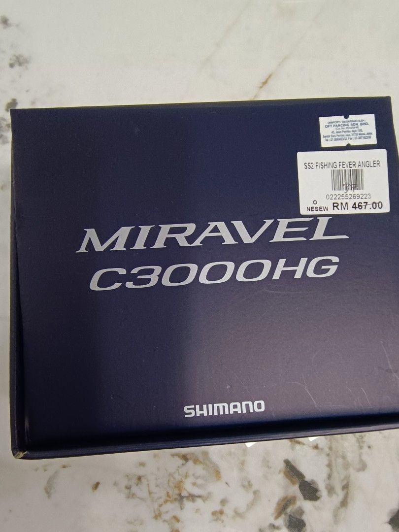 Shimano Miravel C3000HG, Sports Equipment, Fishing on Carousell
