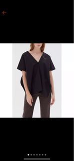 Shopatvelvet - PT-01 Black | Blouse Top Hitam Wanita | Baju Atasan