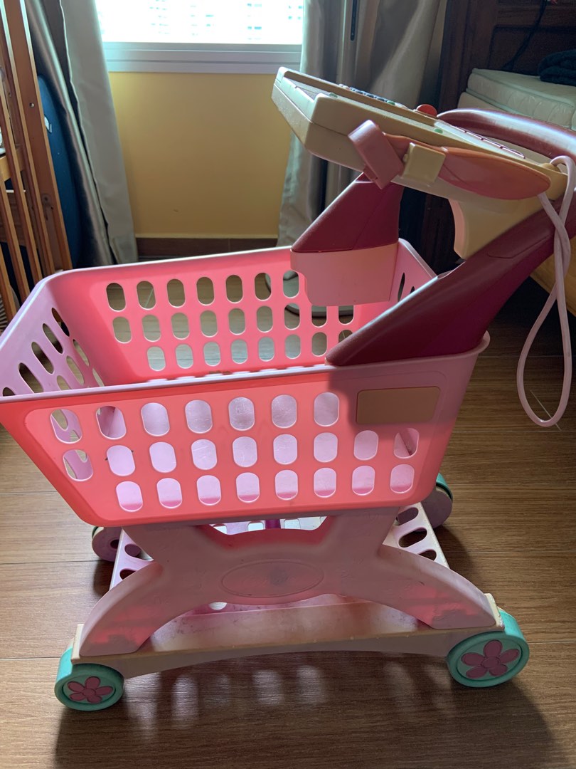 Barbie shopping cart with shop scanner
