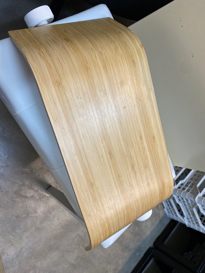 SIGFINN Screen stand, fixed height, bamboo veneer, 傢俬＆家居, 家居裝飾, 家居裝飾