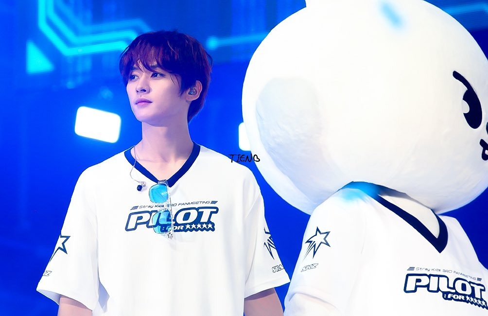 SKZ PILOT FAN MEETING WHITE T-SHIRT FOR 5STAR, Hobbies