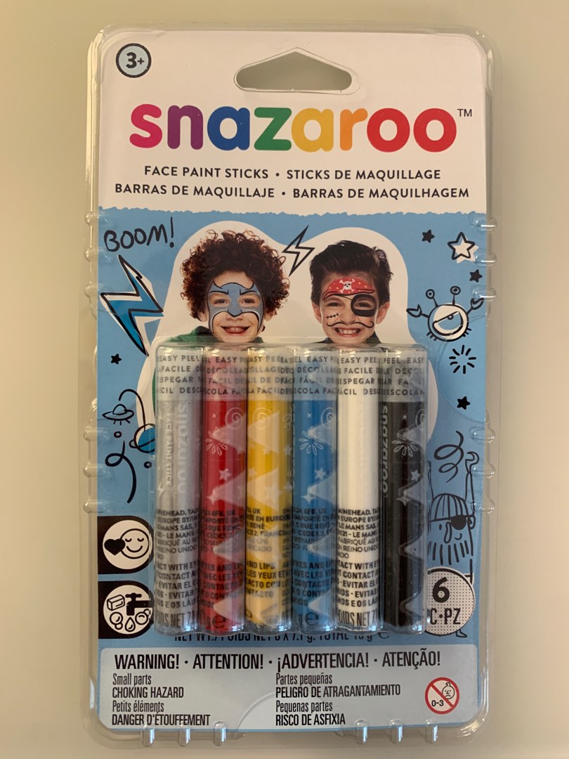 Snazaroo Face Paint Sticks, Hobbies & Toys, Stationary & Craft