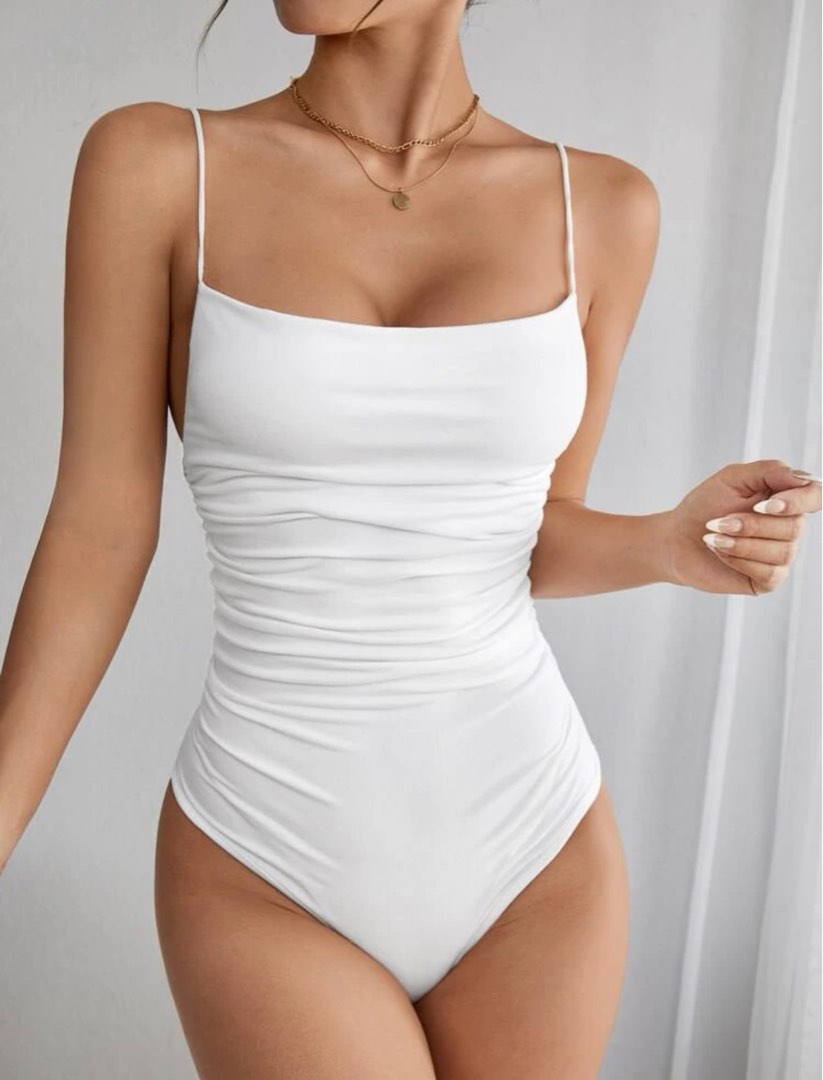 Cami Bodysuit In White