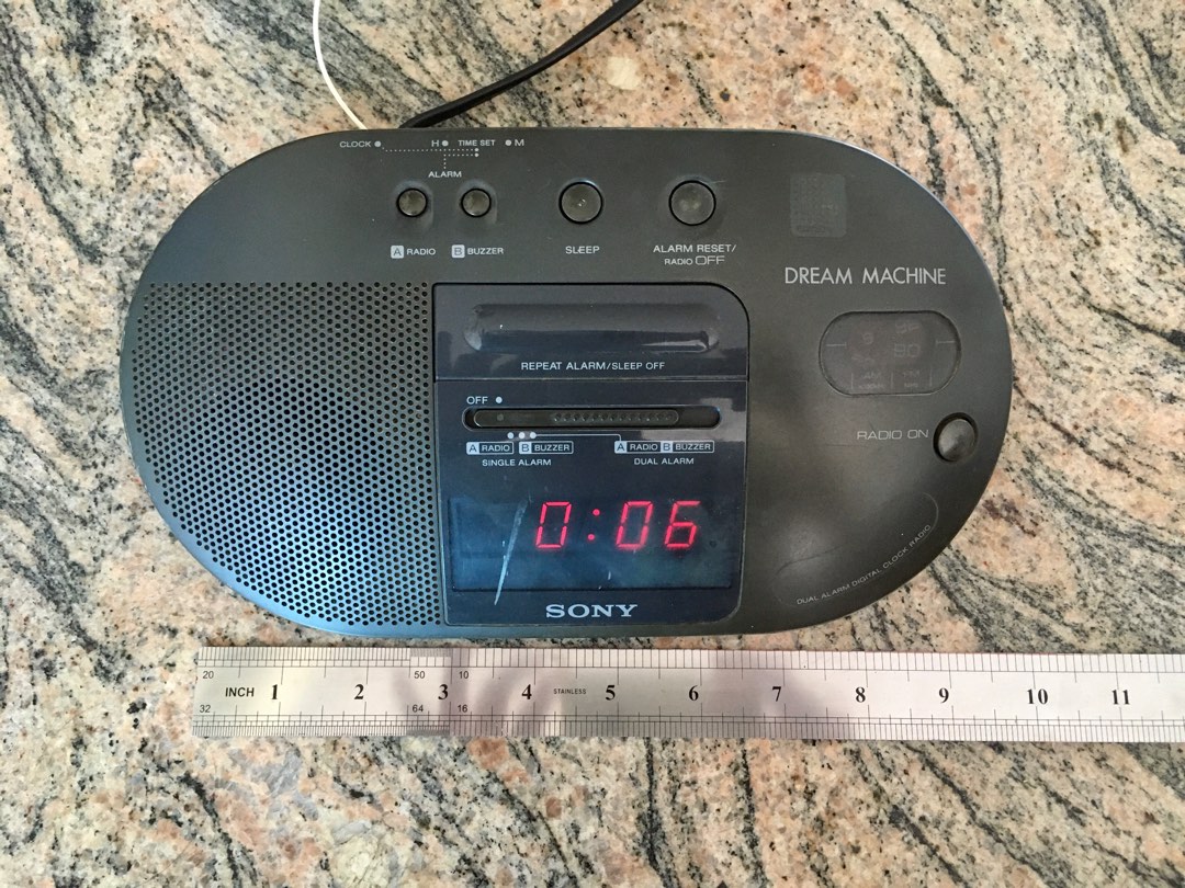 Sony Dream Machine Clock Radio, Audio, Other Audio Equipment on Carousell