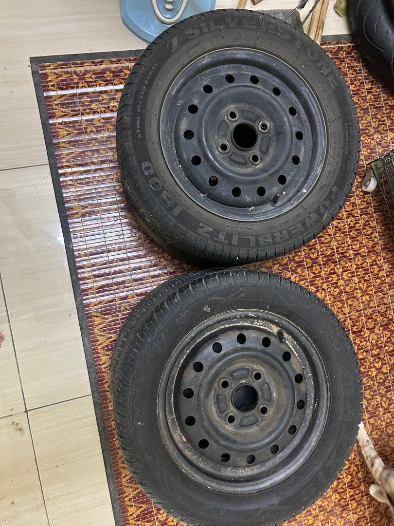 Sport Rim Perodua Viva Inc Tyres, Auto Accessories on Carousell