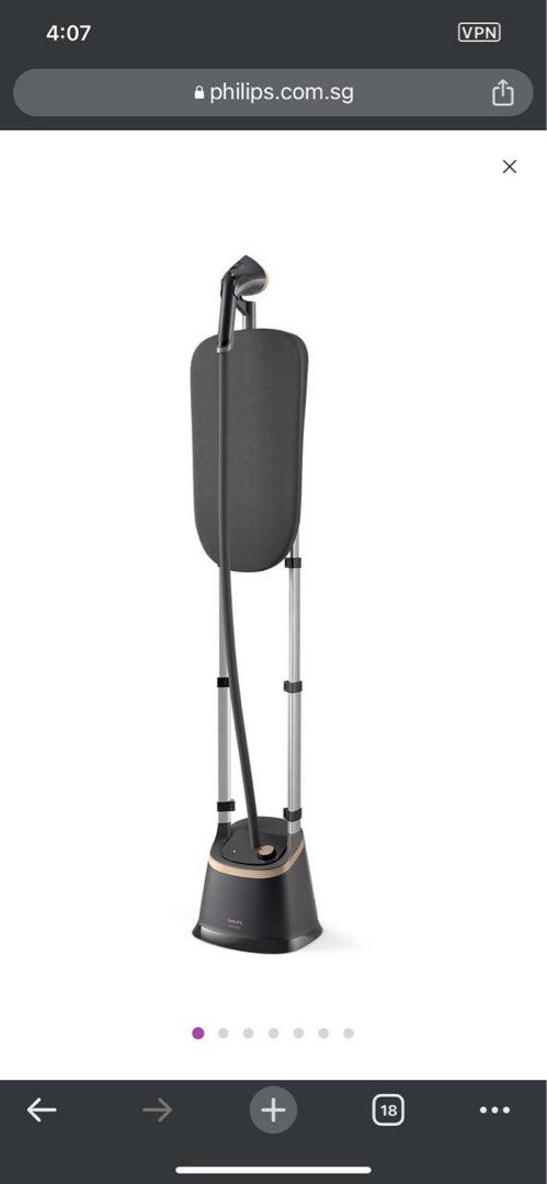 Steamer (Category: Irons & Steamers) located in Singapore. Submitted by nomsbynommy (Listing ID 1256358749, Image 3). Description: RTP: $299 Selling for $290 cause used once only Comes with box Self collect sembawang.