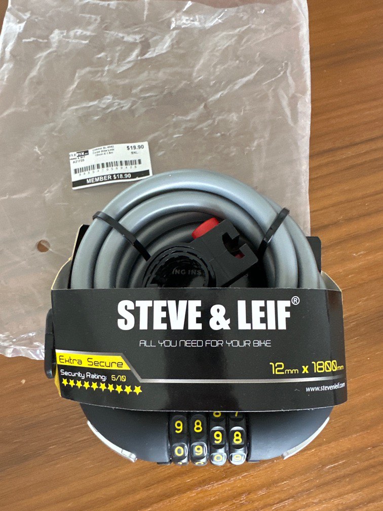 Steve and leif hot sale bicycle lock